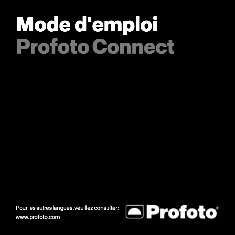 Image de la première page du manuel de l'appareil Connect