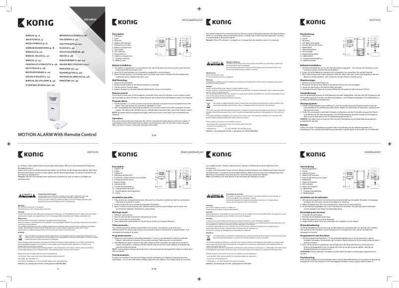 Image de la première page du manuel de l'appareil SAS-APR10