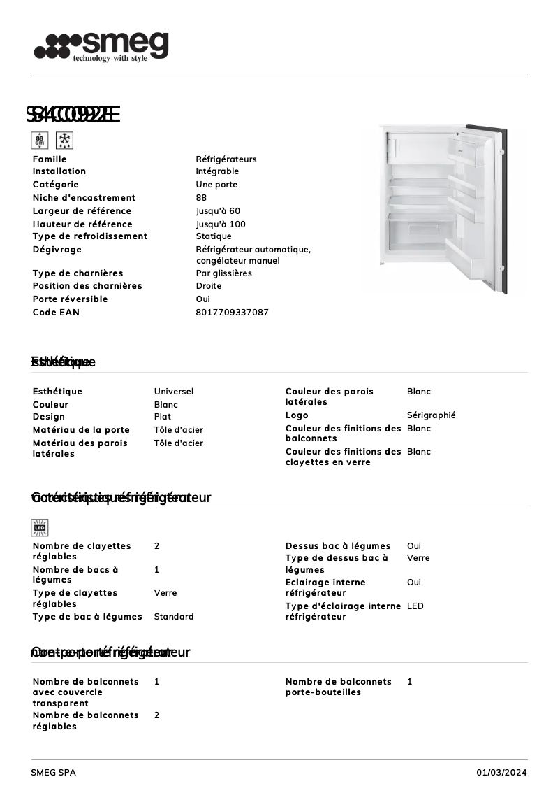 Image de la première page du manuel de l'appareil S4C092E