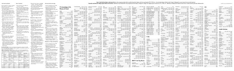 Image de la première page du manuel de l'appareil SRU5107