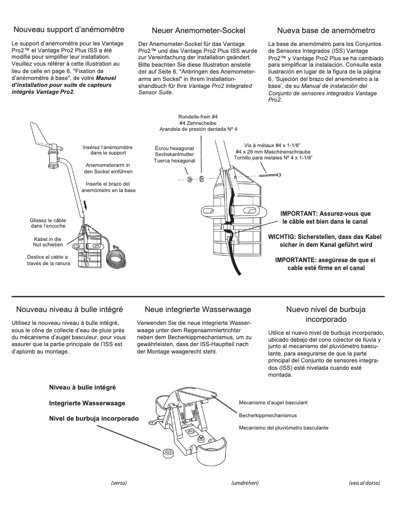 Page 1 de la notice Manuel utilisateur Davis Vantage Pro2 Plus