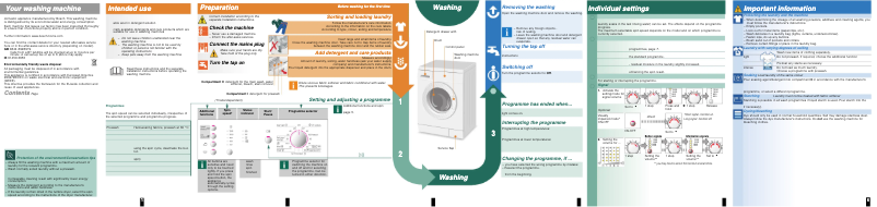 Page 1 de la notice Manuel utilisateur Bosch WAE24163