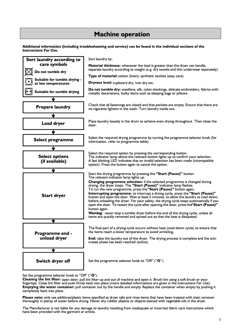 Page n°1 - Manuel utilisateur Bauknecht Excellence 7670