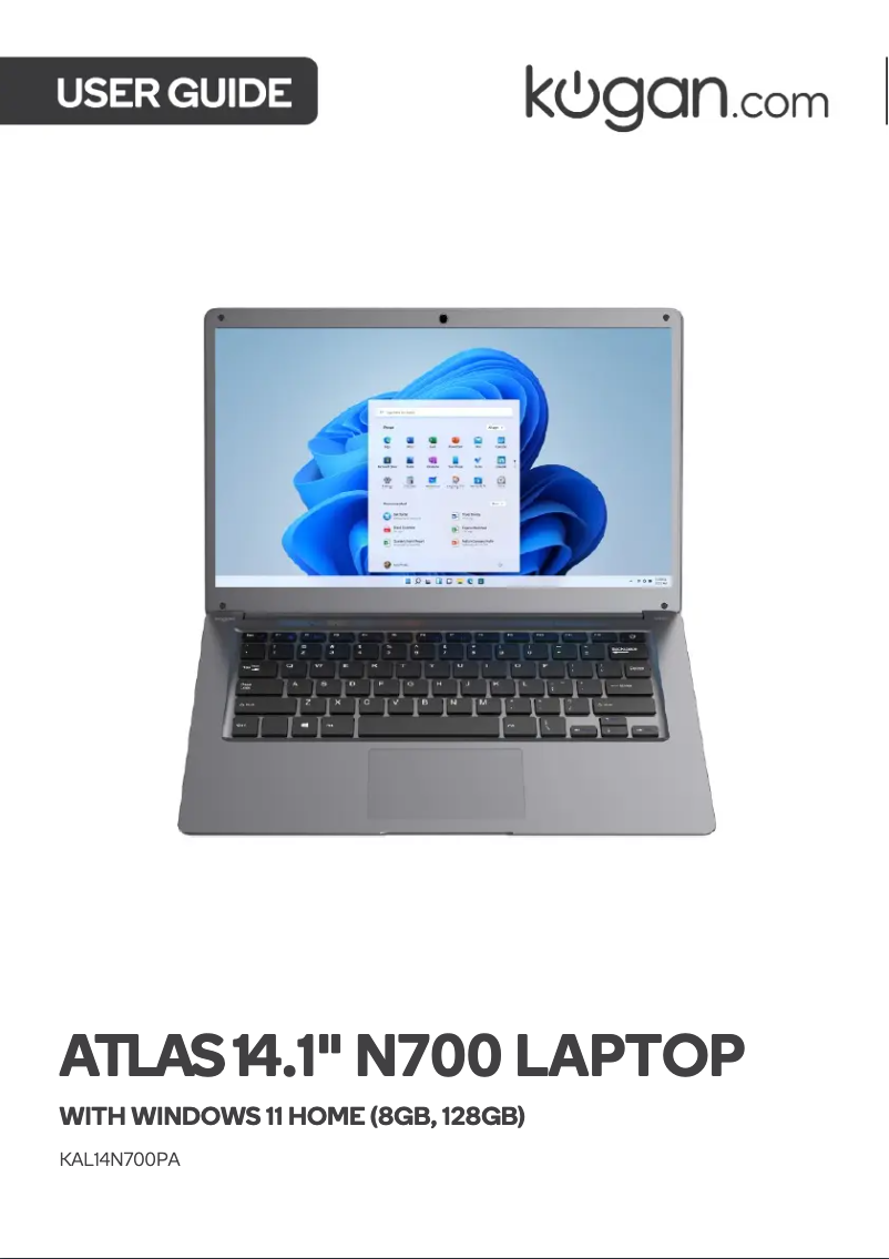 Page 1 de la notice Manuel utilisateur Kogan KAL14N700PA