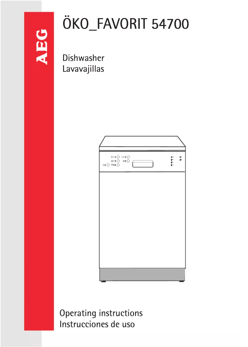 Page 1 de la notice Manuel utilisateur AEG-Electrolux Favorit 54700