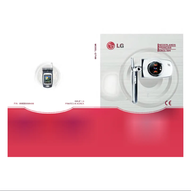 Image de la première page du manuel de l'appareil G7100