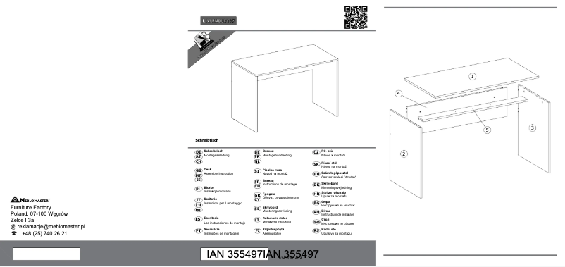 Page 1 de la notice Manuel utilisateur Livarno Lux IAN 355497