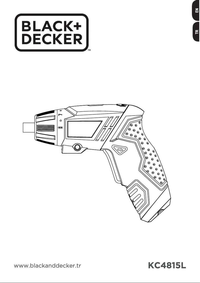 Page n°1 - Manuel utilisateur Black & Decker KC4815L