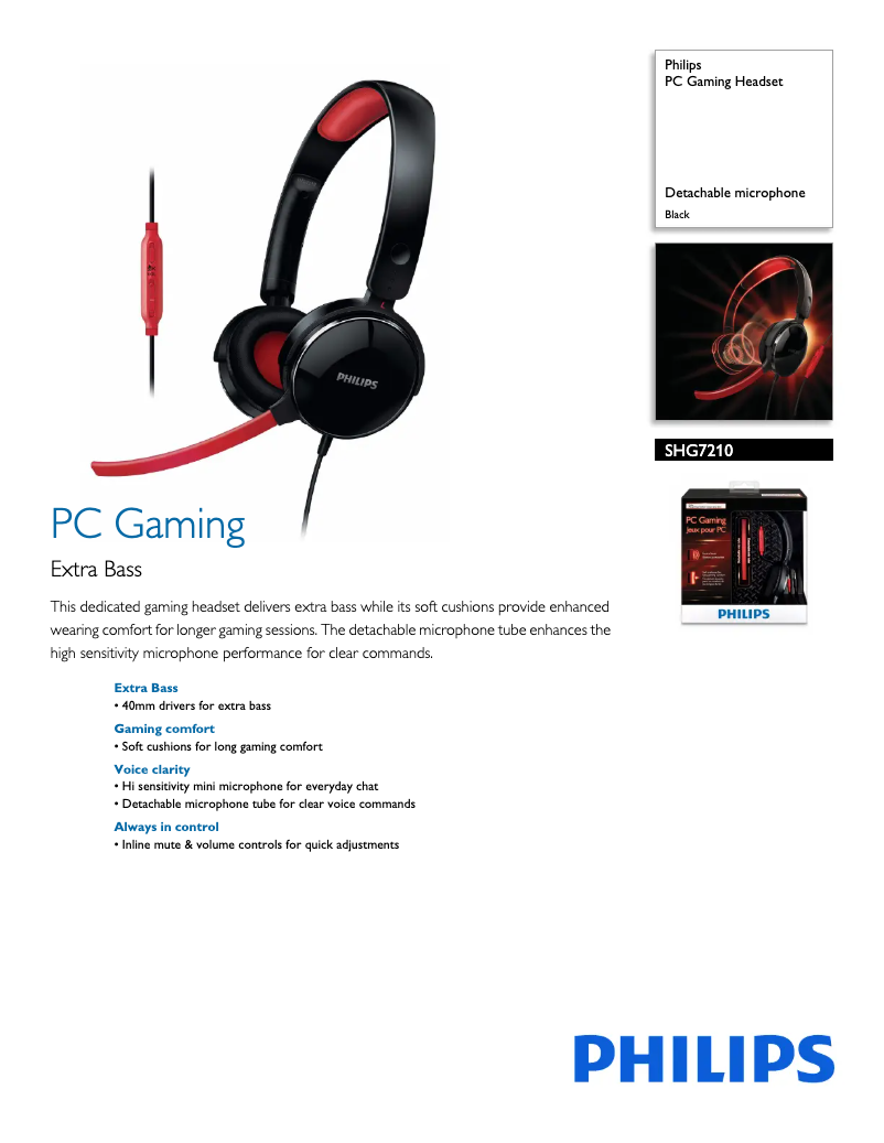 Image de la première page du manuel de l'appareil SHG7210