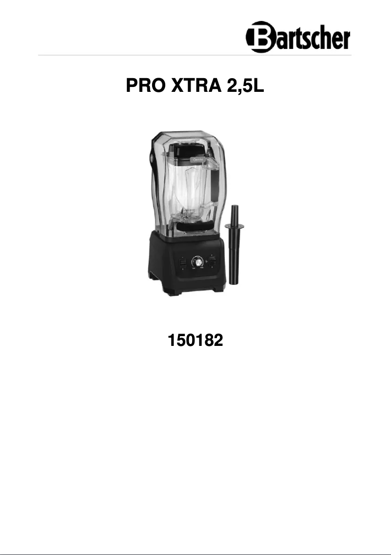 Image de la première page du manuel de l'appareil 150182