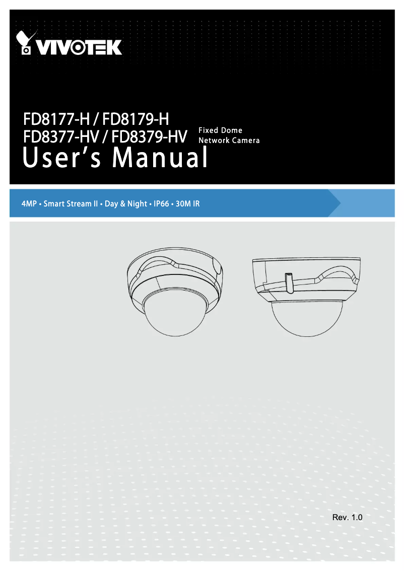 Image de la première page du manuel de l'appareil FD8177-H