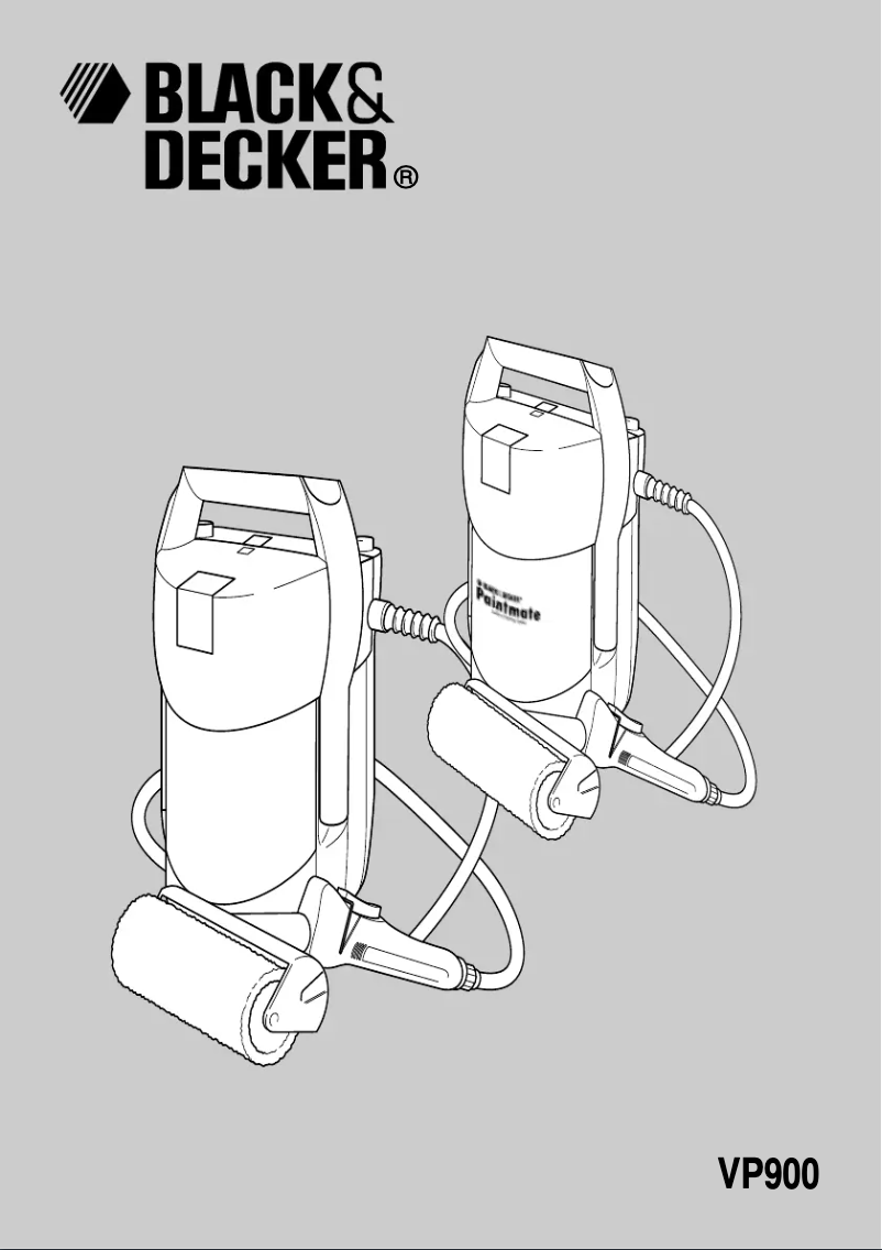 Page 1 de la notice Manuel utilisateur Black & Decker VP900