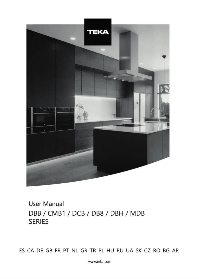 Page n°1 - Manuel utilisateur Teka DBB 60