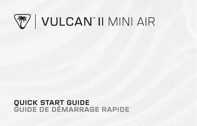 Image de la première page du manuel de l'appareil Vulcan II Mini Air