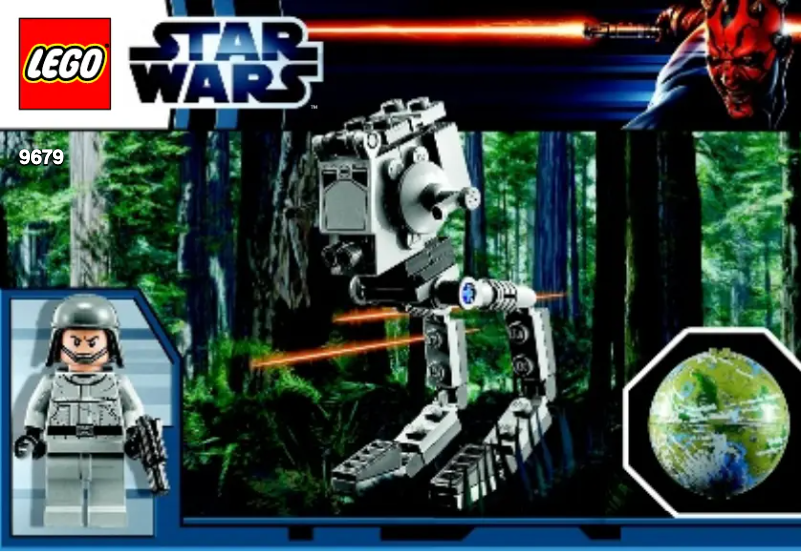 Page n°1 - Manuel utilisateur Lego AT-ST (TM) & Endor (TM)