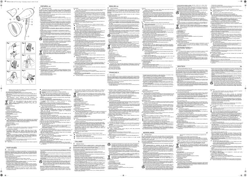 Image de la première page du manuel de l'appareil SP 7161