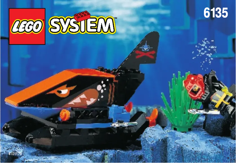 Page n°1 - Manuel utilisateur Lego SMALL SHARK SUBMARINE