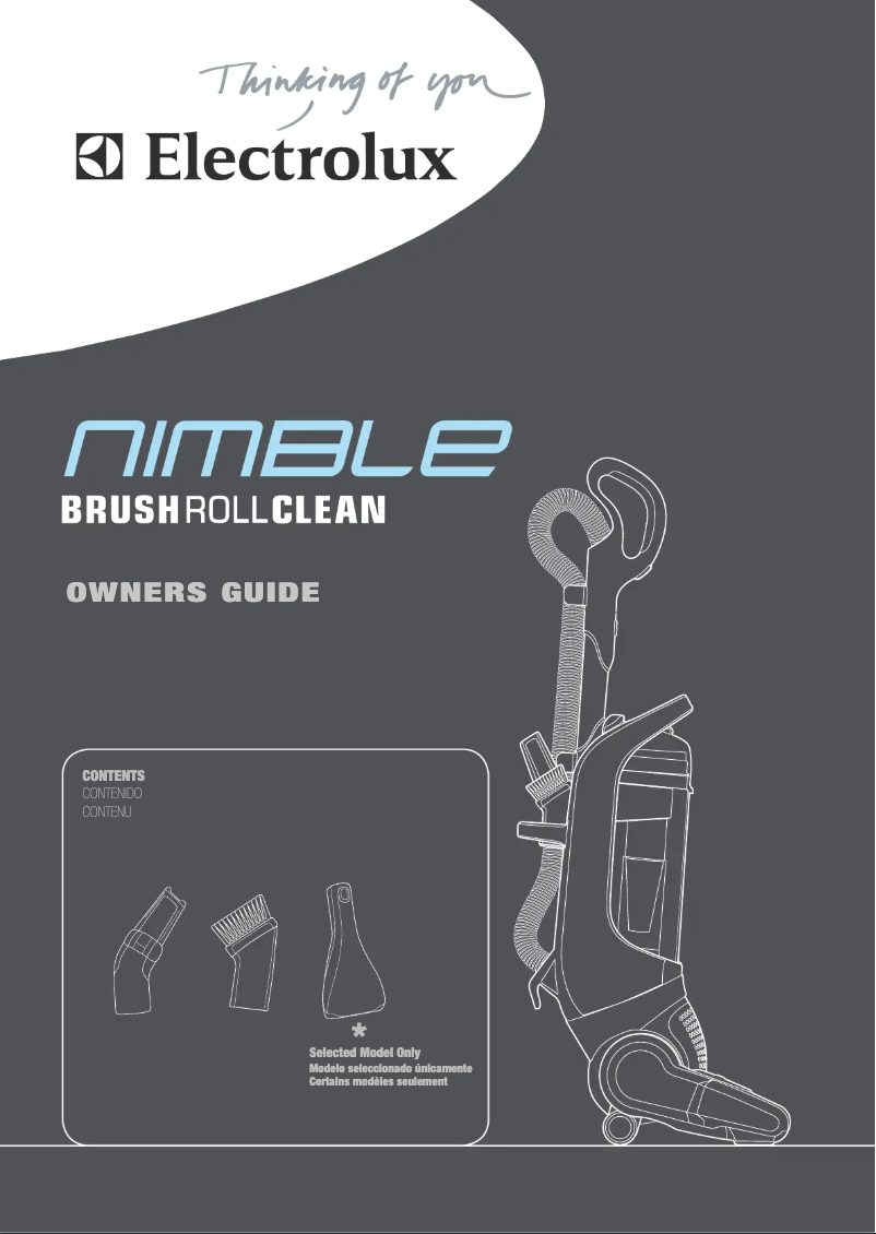 Page n°1 - Manuel utilisateur Electrolux Nimble Brushroll EL8902A