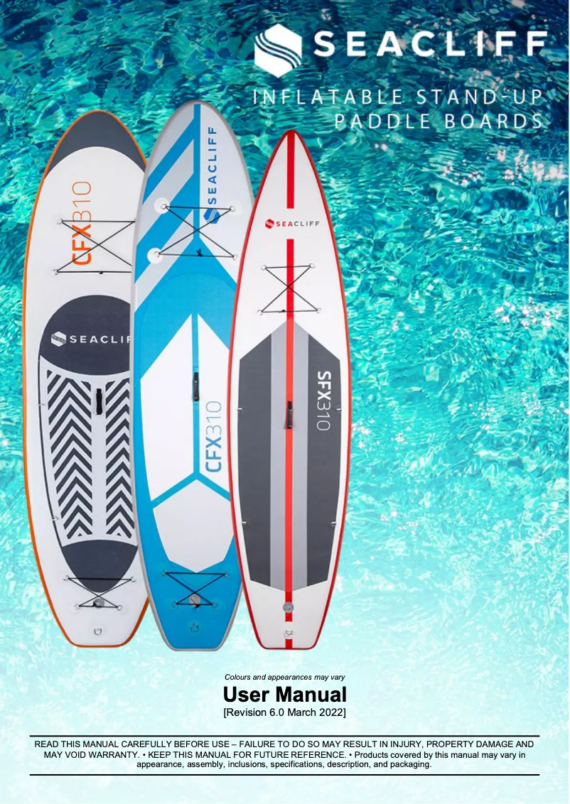 Page n°1 - Manuel utilisateur Seacliff GFX300