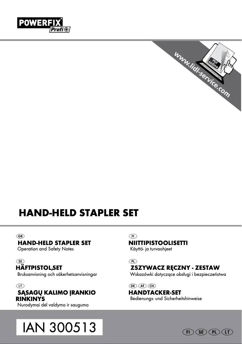 Página 1 del manual Manual de usuario Powerfix IAN 304377