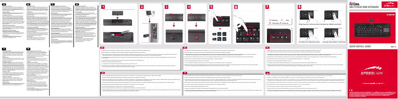Page n°1 - Manuel utilisateur Speedlink SL-6498 Futura