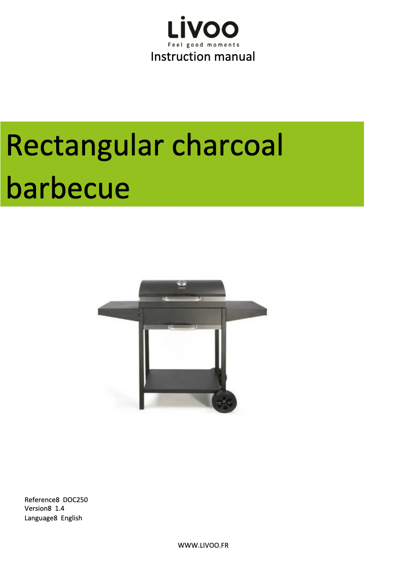 Page 1 de la notice Manuel utilisateur Livoo DOC250