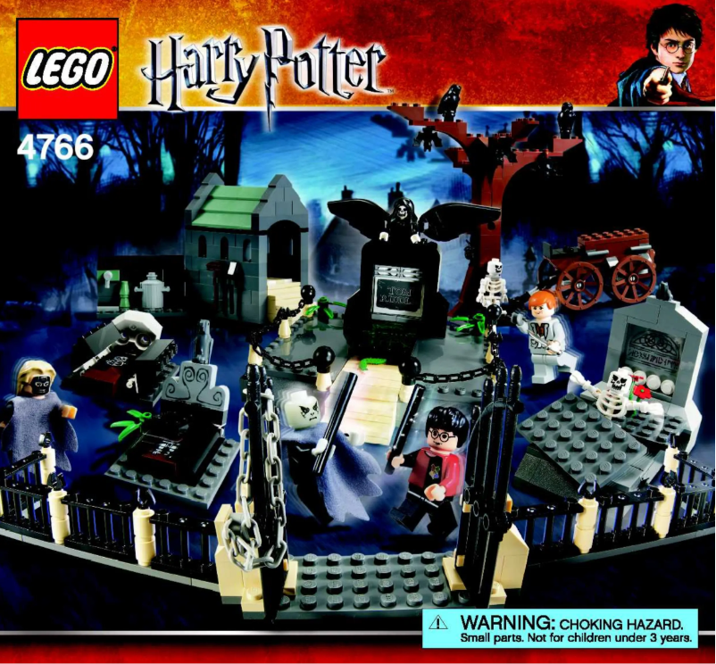 Page 1 de la notice Manuel utilisateur Lego Harry Potter 4766