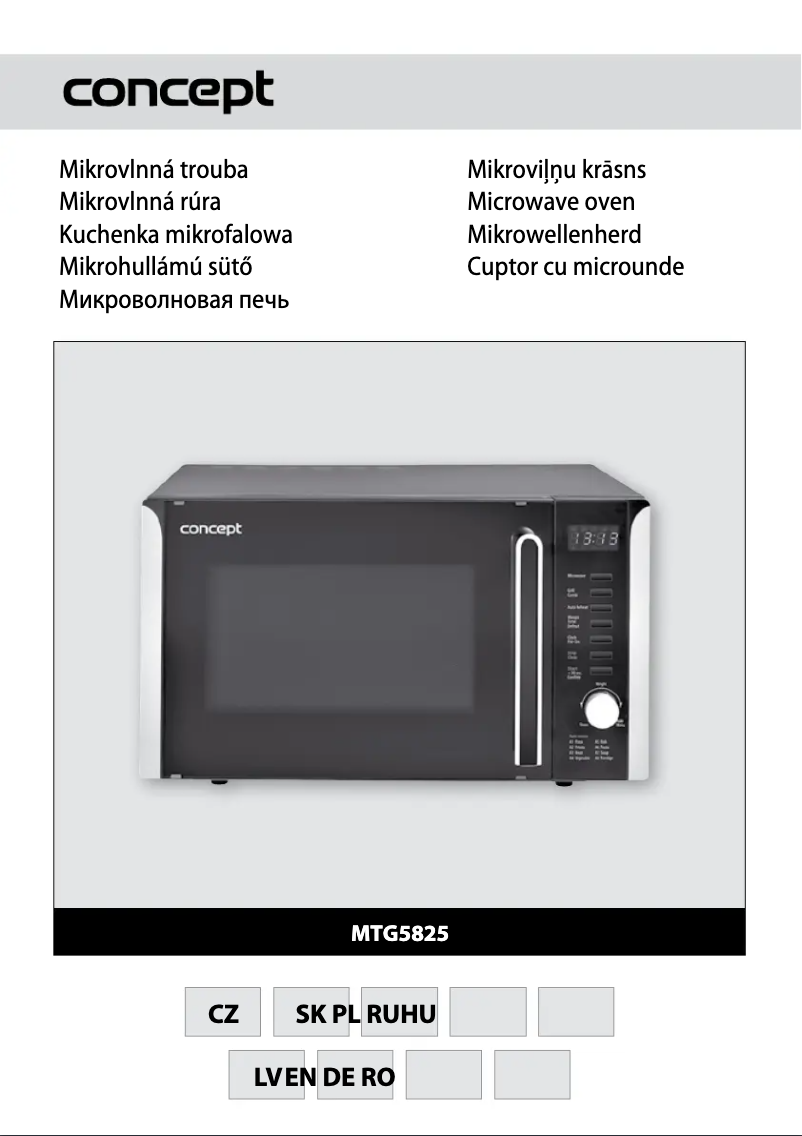 Image de la première page du manuel de l'appareil MTG-5825