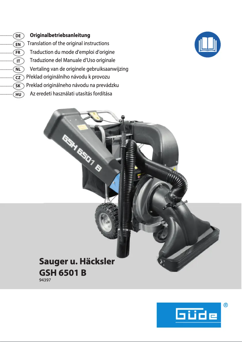 Image de la première page du manuel de l'appareil GSH 6501