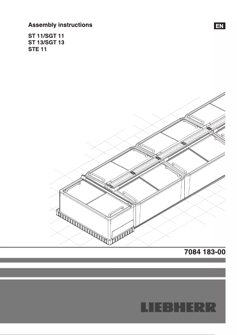 Page 1 de la notice Guide d'installation Liebherr SGTlow 1122