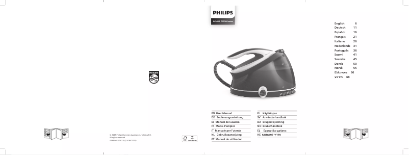 Page n°1 - Manuel utilisateur Philips Perfect Care Aqua Pro GC9420