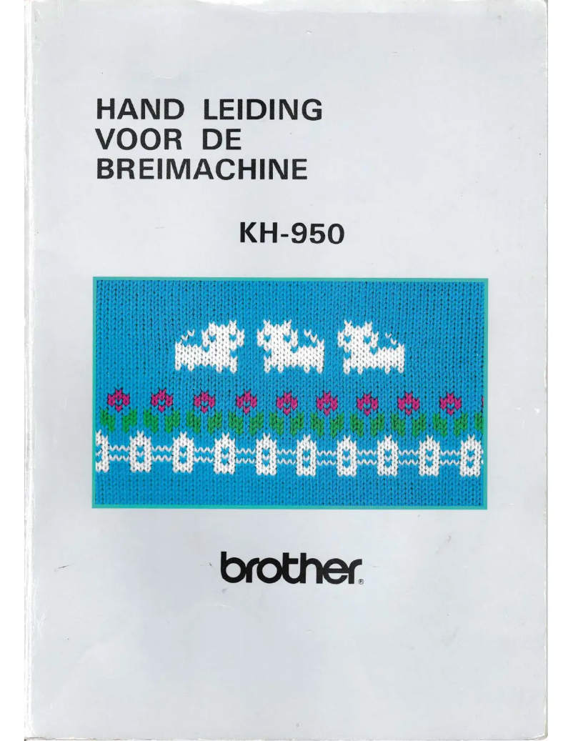 Image de la première page du manuel de l'appareil KH 950