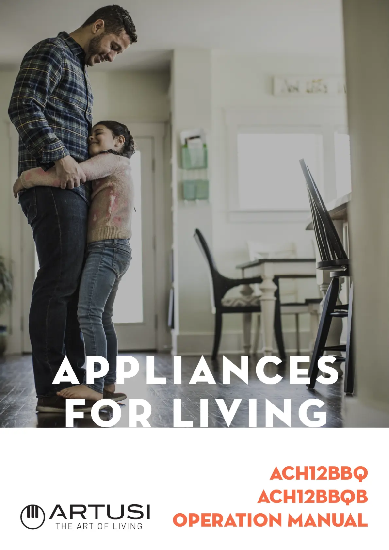 Page 1 de la notice Manuel utilisateur Artusi ACH12BBBQ