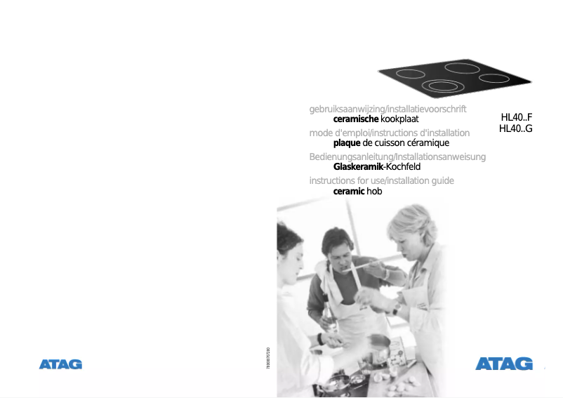 Page 1 de la notice Manuel utilisateur Atag HL4011G