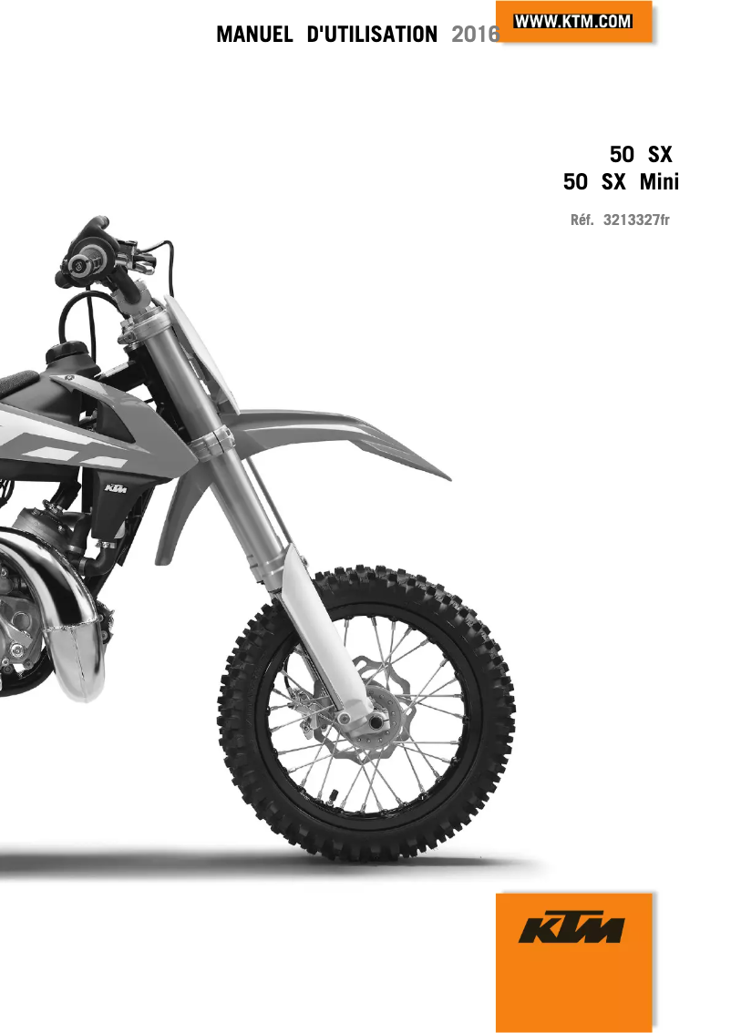 Image de la première page du manuel de l'appareil 50 SX Mini (2016)
