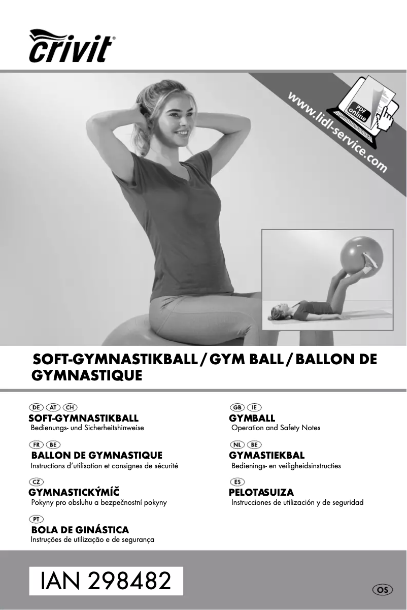 Página 1 del manual Manual de usuario Crivit IAN 298482