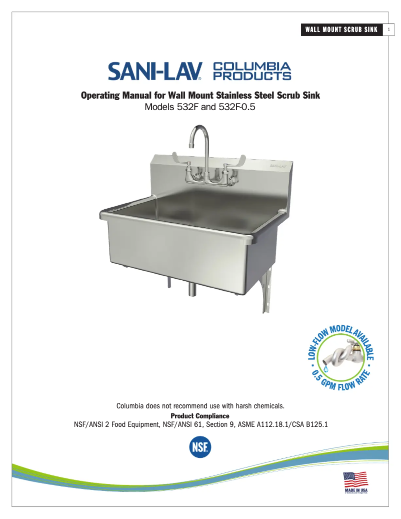 Imagen de la primera página del manual del dispositivo 532F