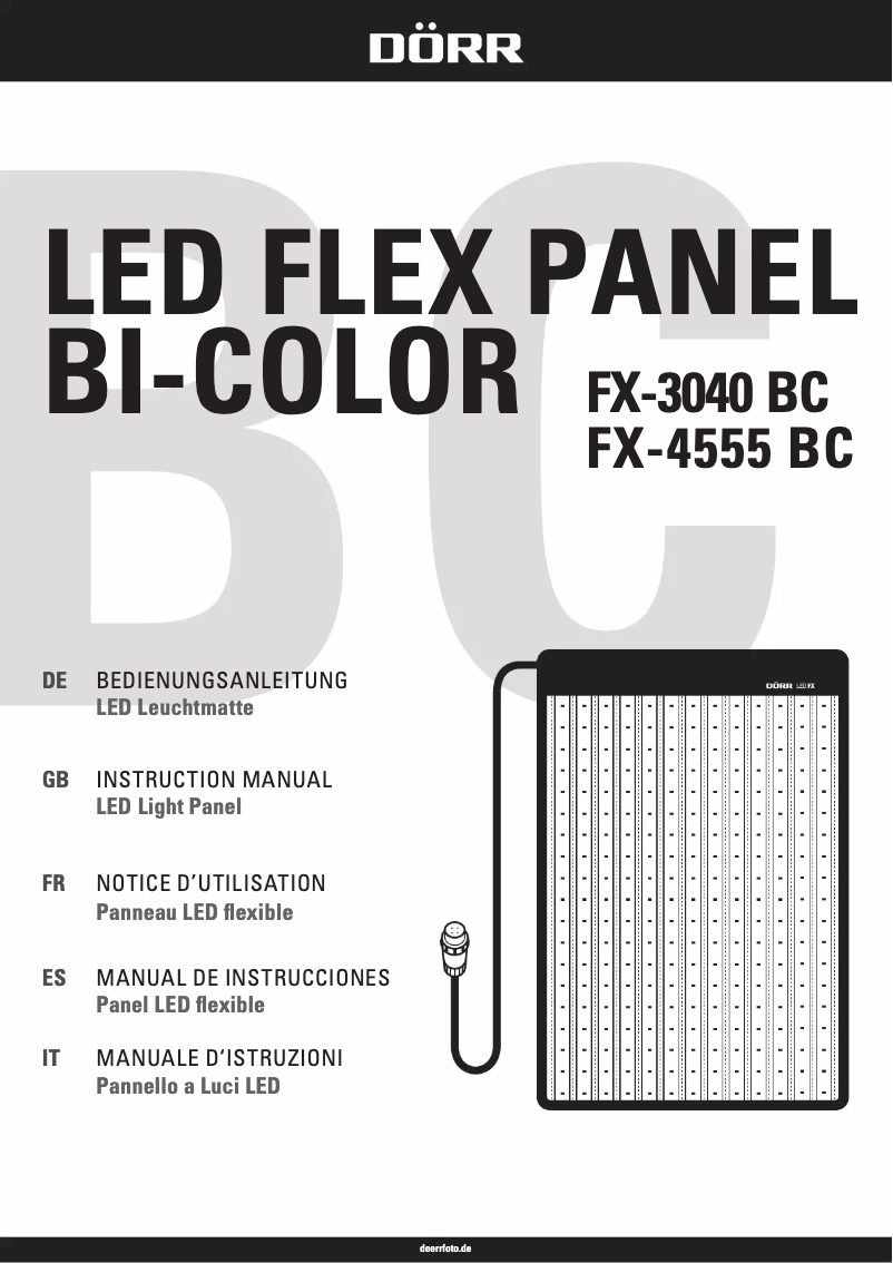 Image de la première page du manuel de l'appareil FX-3040
