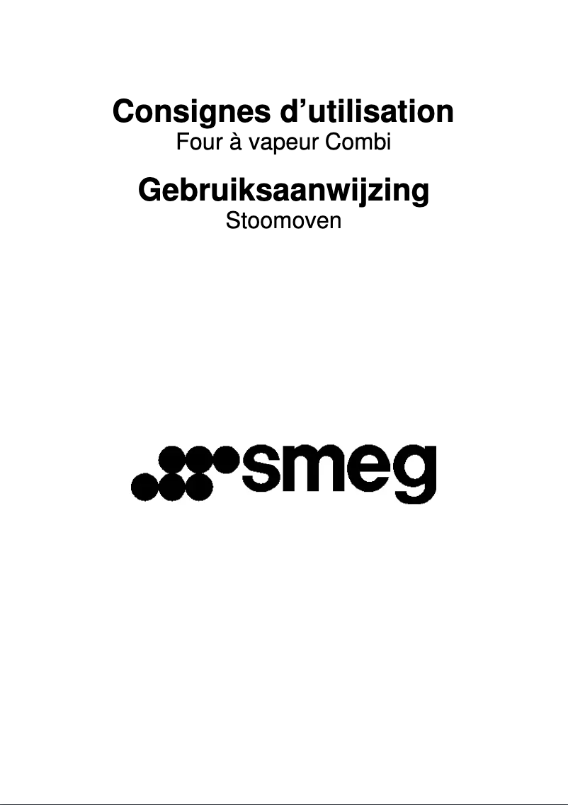 Page n°1 - Manuel utilisateur Smeg S45VCX2