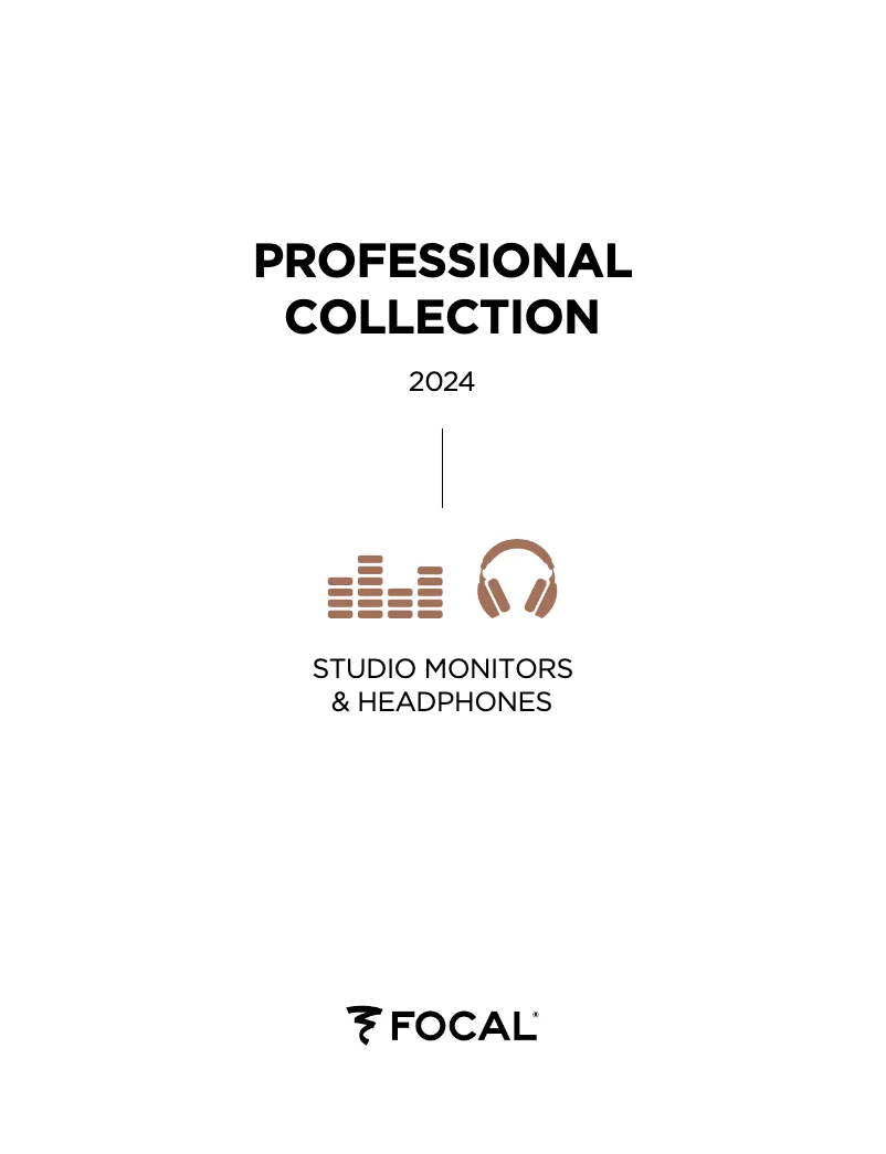 Page 1 de la notice Manuel utilisateur Focal Shape Twin