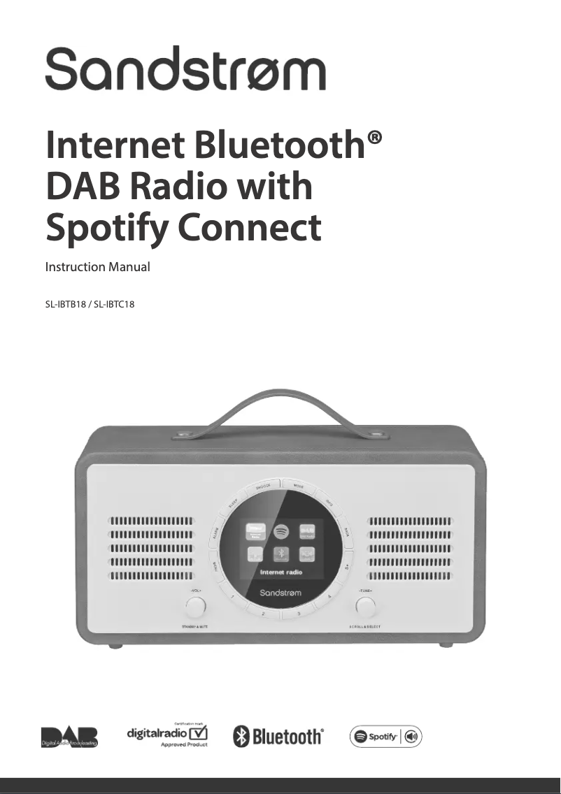 Page 1 de la notice Manuel utilisateur Sandstrøm SL-IBTB18