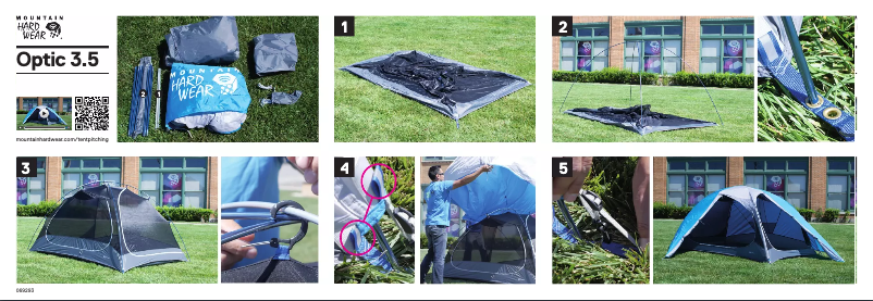 Page 1 de la notice Manuel utilisateur Mountain Hardwear Optic 3.5