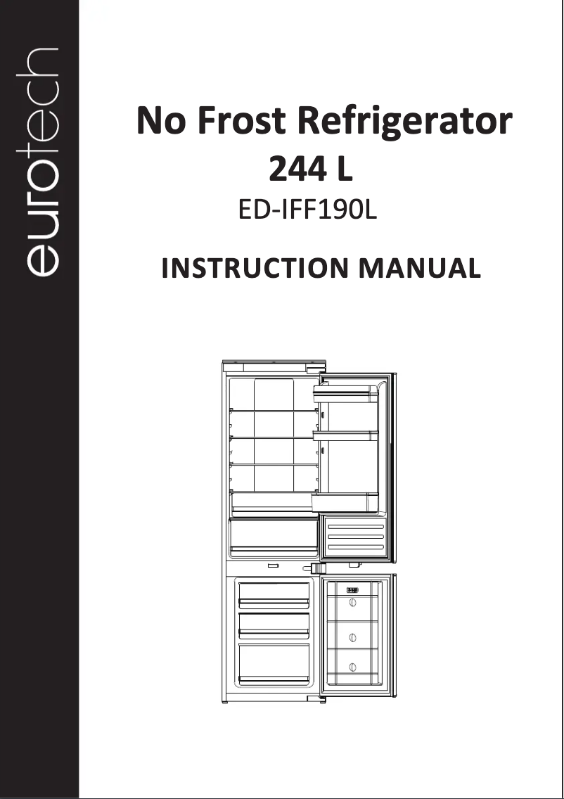 Image de la première page du manuel de l'appareil ED-IFF190L