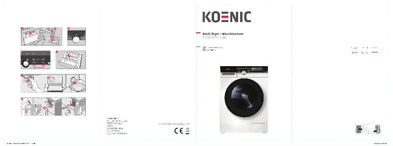 Page n°1 - Manuel utilisateur Koenic KWDR 8632 A INV