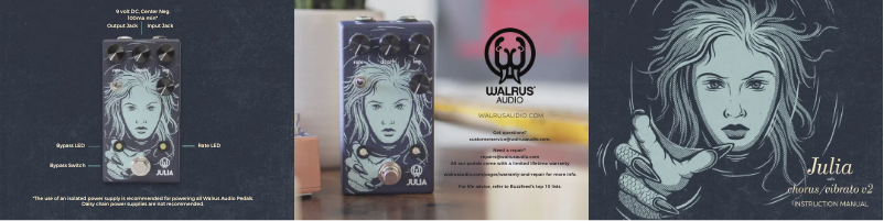 Page n°1 - Manuel utilisateur Walrus Audio Julia