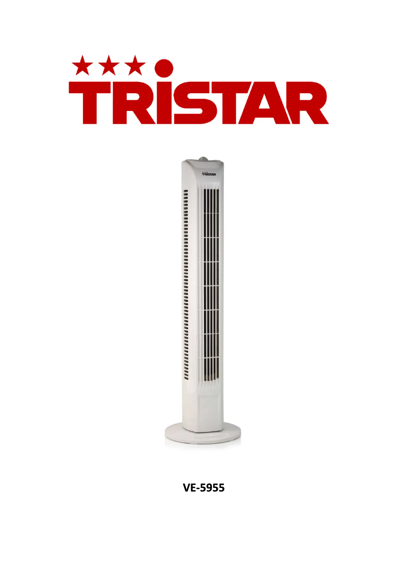 Página 1 del manual Manual de usuario TriStar VE-5955