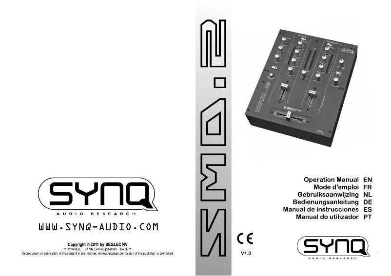 Página 1 del manual Manual de usuario SynQ SMD-2