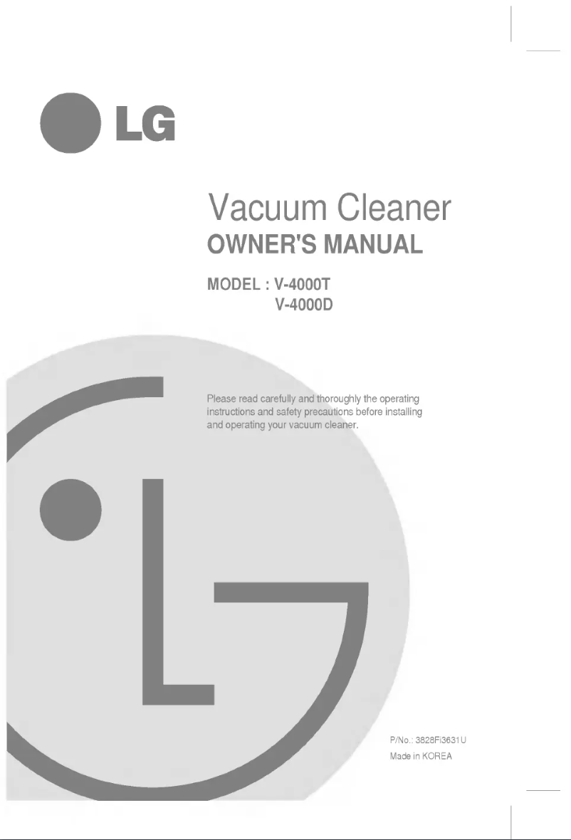 Page n°1 - Manuel utilisateur LG V-4000T