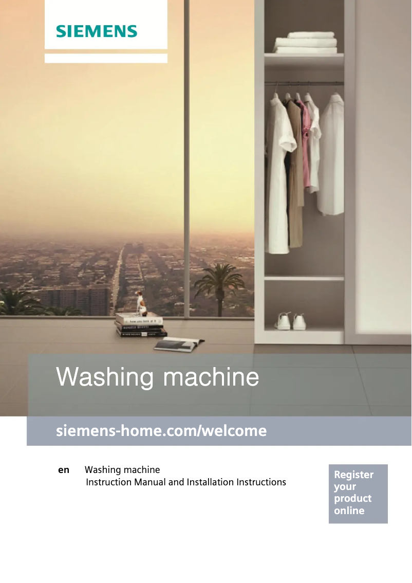 Page n°1 - Manuel utilisateur Siemens WI12A221EE