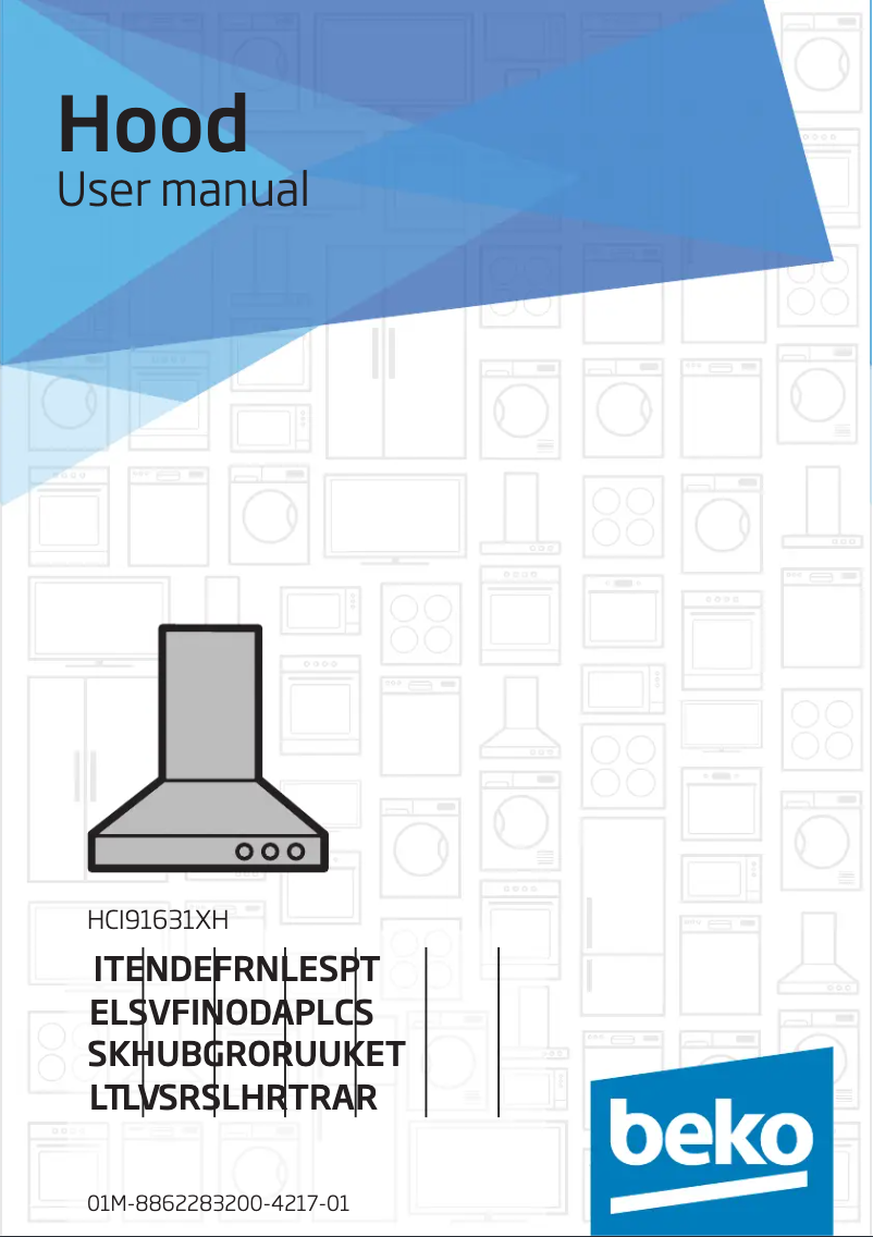 Page n°1 - Manuel utilisateur Beko HCI91631XH